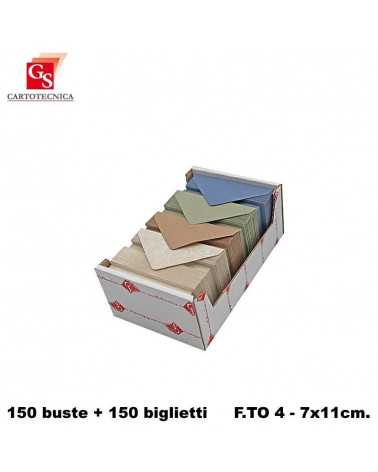 GS COMPLETO VISITA 4 CARTA RICICLATA 150/150 COL.ASS.