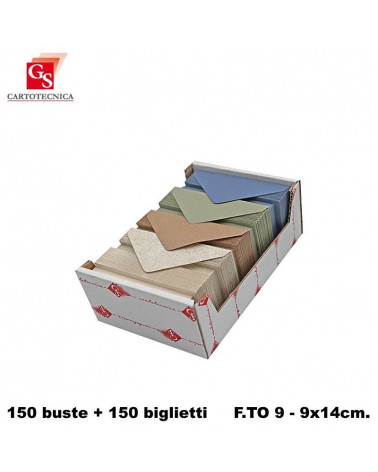 GS COMPLETO VISITA 9 CARTA RICICLATA 150/150 COL.ASS.