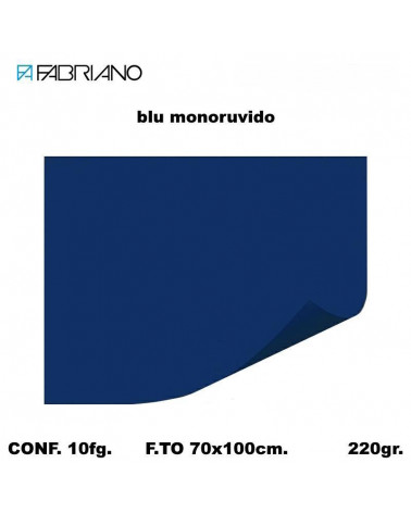 BRISTOL MONORUVIDO 70X100 BLU[10FG]