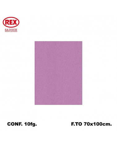 REX CARTA REGALO UNICOLORE 10FG. LILLA 756