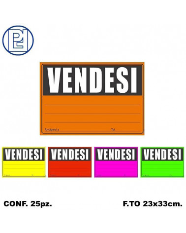 PICARTA CARTELLI VENDESI 25pz.