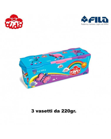 DIDO' BARATTOLO TRIS FILA 390464-AZZURRO/VIOLA/ROSA