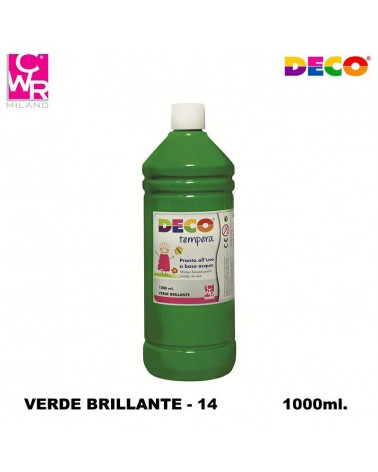 CWR DECO TEMPERA PRONTA 1000ml. VERDE BRILLANTE 14