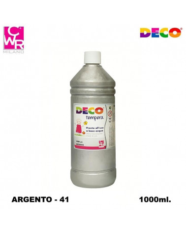 CWR DECO TEMPERA PRONTA 1000ml. ARGENTO 41