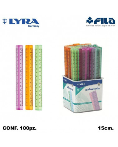 LYRA RIGHELLO FILA 15CM.BARATTOLO [100PZ]