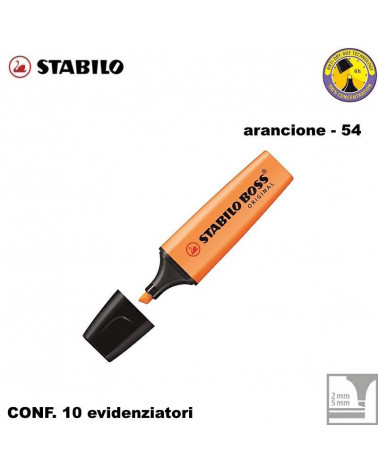 STABILO BOSS ORIGINAL ARANCIONE 54-EVIDENZIATORE [10PZ]