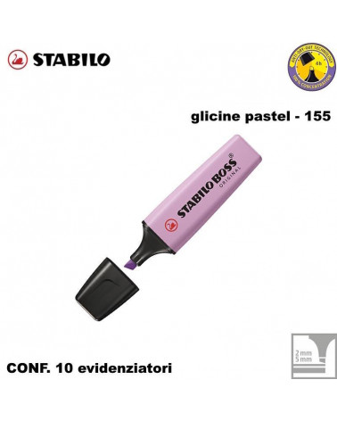 STABILO BOSS PASTEL GLICINE 155-EVIDENZIATORE [10PZ]