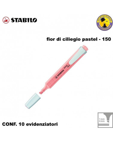 STABILO SWING COOL PASTEL FIOR DI CILIEGIO EVIDENZIATORE-150 [10PZ]
