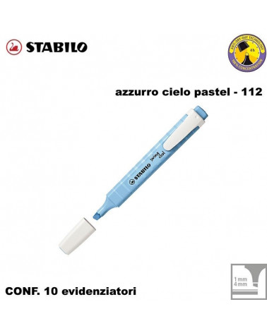 STABILO SWING COOL PASTEL AZZURRO CIELO EVIDENZIATORE-112 [10PZ]