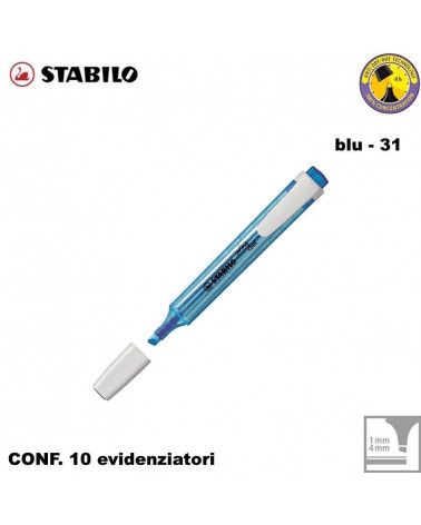 STABILO SWING COOL BLU EVIDENZIATORE-31 [10PZ]