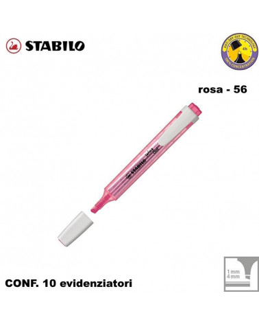 STABILO SWING COOL ROSA EVIDENZIATORE-56 [10PZ]
