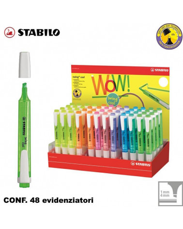 STABILO SWING COOL 48pz.EVIDENZIATORE