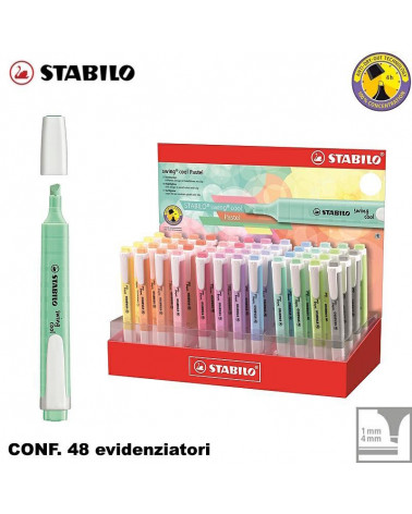 STABILO SWING COOL PASTEL 48pz.EVIDENZIATORE