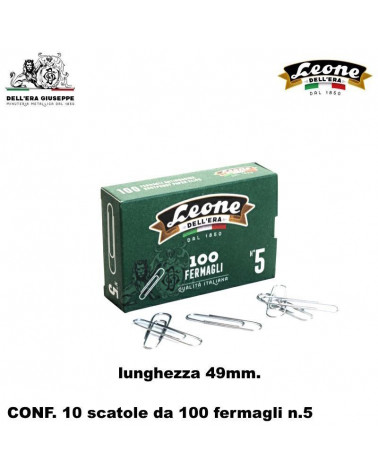 LEONE DELLERA FERMAGLI N.5 [10CF]