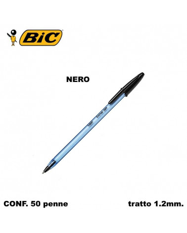 BIC SFERA CRISTALL SOFT 50PZ. NERO
