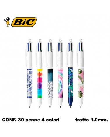 BIC SFERA 4 COLORI DECOR 30PZ.