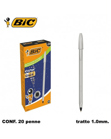 BIC SFERA CRISTAL GLACE SILVER 302533 [20PZ]