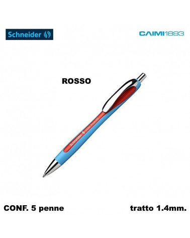 SCHNEIDER SFERA SLIDER RAVE XB  ROSSO [5PZ]