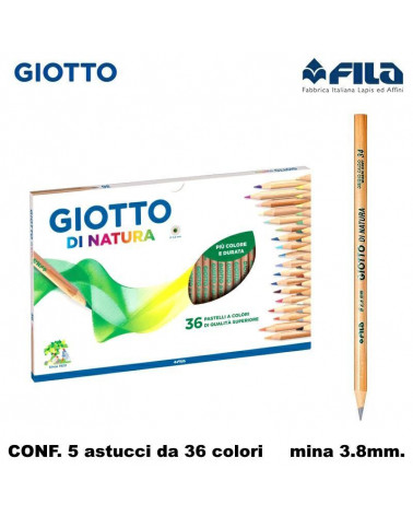GIOTTO PASTELLO NATURA 36COL. [5PZ]