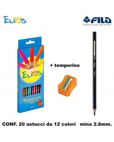 ELIOS PASTELLO ELIOS 12COL.FILA [20PZ]