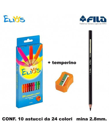 ELIOS PASTELLO ELIOS 24COL.FILA [10PZ]