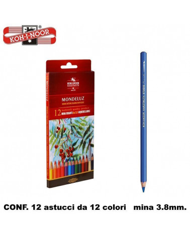 KIN PASTELLO ACQUARELLO 12COL. [12PZ]