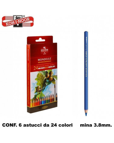 KIN PASTELLO ACQUARELLO 24COL. [6PZ]