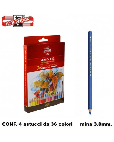 KIN PASTELLO ACQUARELLO 36COL. [4PZ]
