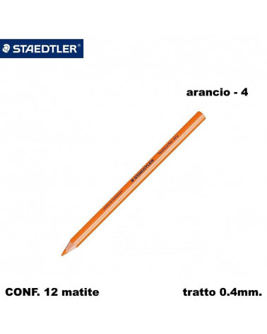 STAEDTLER EVIDENZIATORE MATITA 64-4 ARANCIO-TEXTSURFER [12PZ]