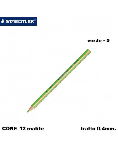 STAEDTLER EVIDENZIATORE MATITA 64-5 VERDE-TEXTSURFER [12PZ]
