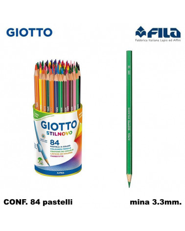 GIOTTO PASTELLO STILNOVO 84PZ. BARATTOLO