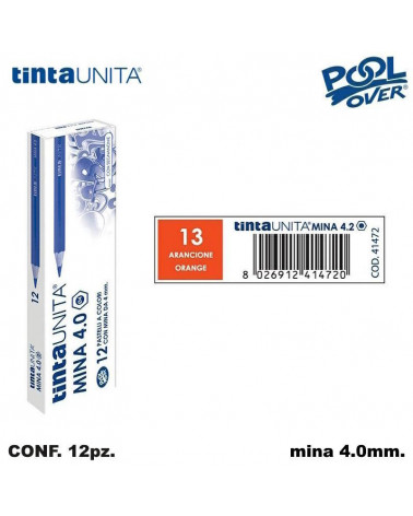 TINTA UNITA PASTELLO MINA 4MM. ARANCIO 13 41472 [12PZ]