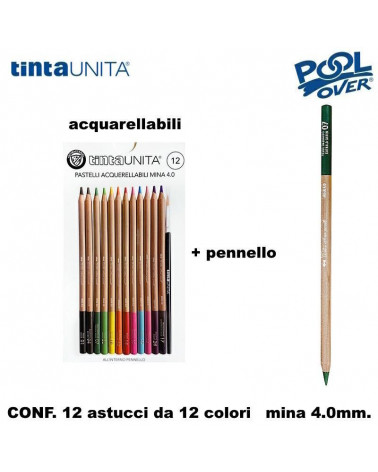 TINTA UNITA PASTELLO ACQUARELLO 12COL. 49730 [12PZ]