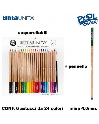 TINTA UNITA PASTELLO ACQUARELLO 24COL. 49731 [6PZ]