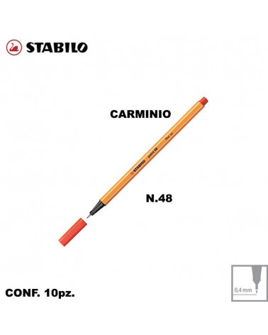 STABILO POINT 88 N.48 CARMINIO [10PZ]