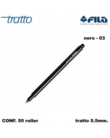 TRATTO MARCATORE PEN  NERO-METAL [50PZ]