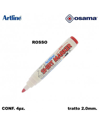 OSAMA MARCATORE PER STOFFA RED/ROUGE T-SHIRT[4PZ]