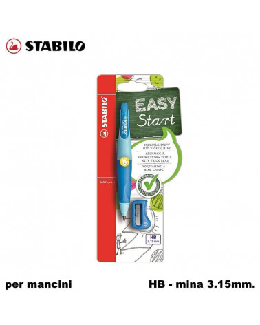 STABILO PORTAMINE EASY START 3,15 PER MANCINI BLU