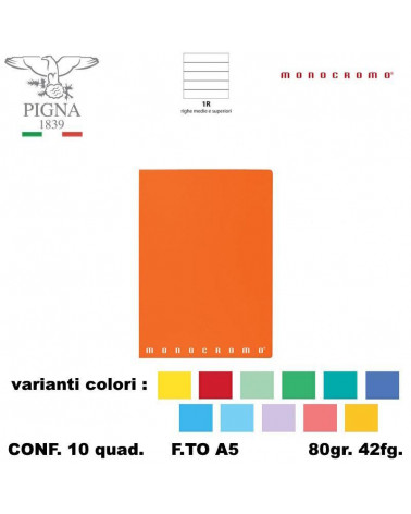 MONOCROMO QUADERNO 42FG. 1R [10PZ]