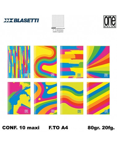 BLASETTI MAXI ONE COLOR FANTAFLUO 80gr.4MM [10PZ]