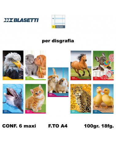 BLASETTI MAXI DISGRAFIA 100gr.A [6PZ]