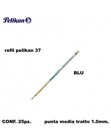 PELIKAN REFIL 37 SFERA  BLU-PUNTA MEDIA [25PZ]