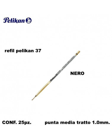 PELIKAN REFIL 37 SFERA  NERO-PUNTA MEDIA [25PZ]