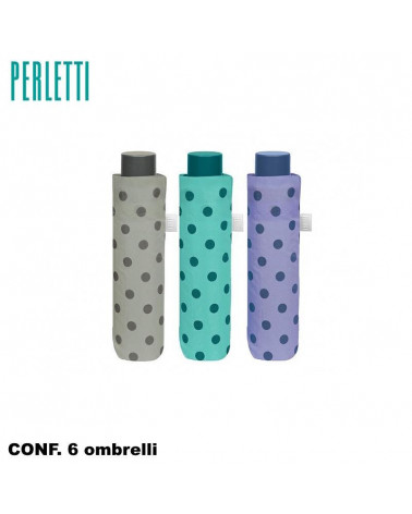 PERLETTI OMBRELLO DONNA MINI 26427 [6PZ]