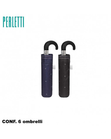PERLETTI OMBRELLO UOMO MINI 26454 [6PZ]