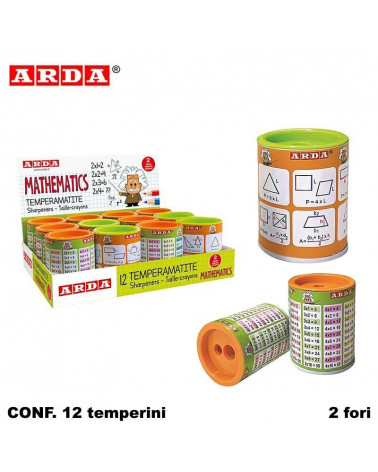 ARDA TEMPERINO CONTENITORE LATTINA MATHEMATICS 2 FORI 9058P [12PZ]