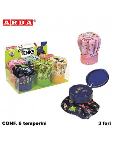 ARDA TEMPERINO CONTENITORE TENKS 3 FORI TEK5 [6PZ]