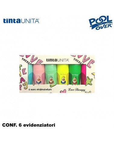 TINTA UNITA LOVE THERAPY EVIDENZIATORE MINI 6col.50934