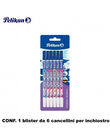 PELIKAN SUPER PIRAT 850 F+B/6B BLISTER CORRETTORE