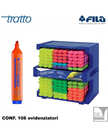 TRATTO VIDEO 108pz.EVIDENZIATORE-893900